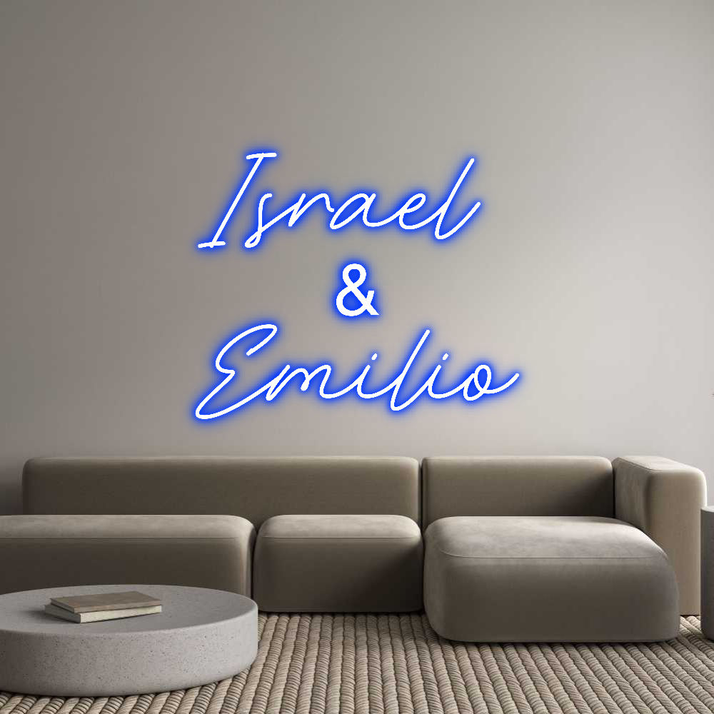 Neon personalizado: Israel 
&
E...