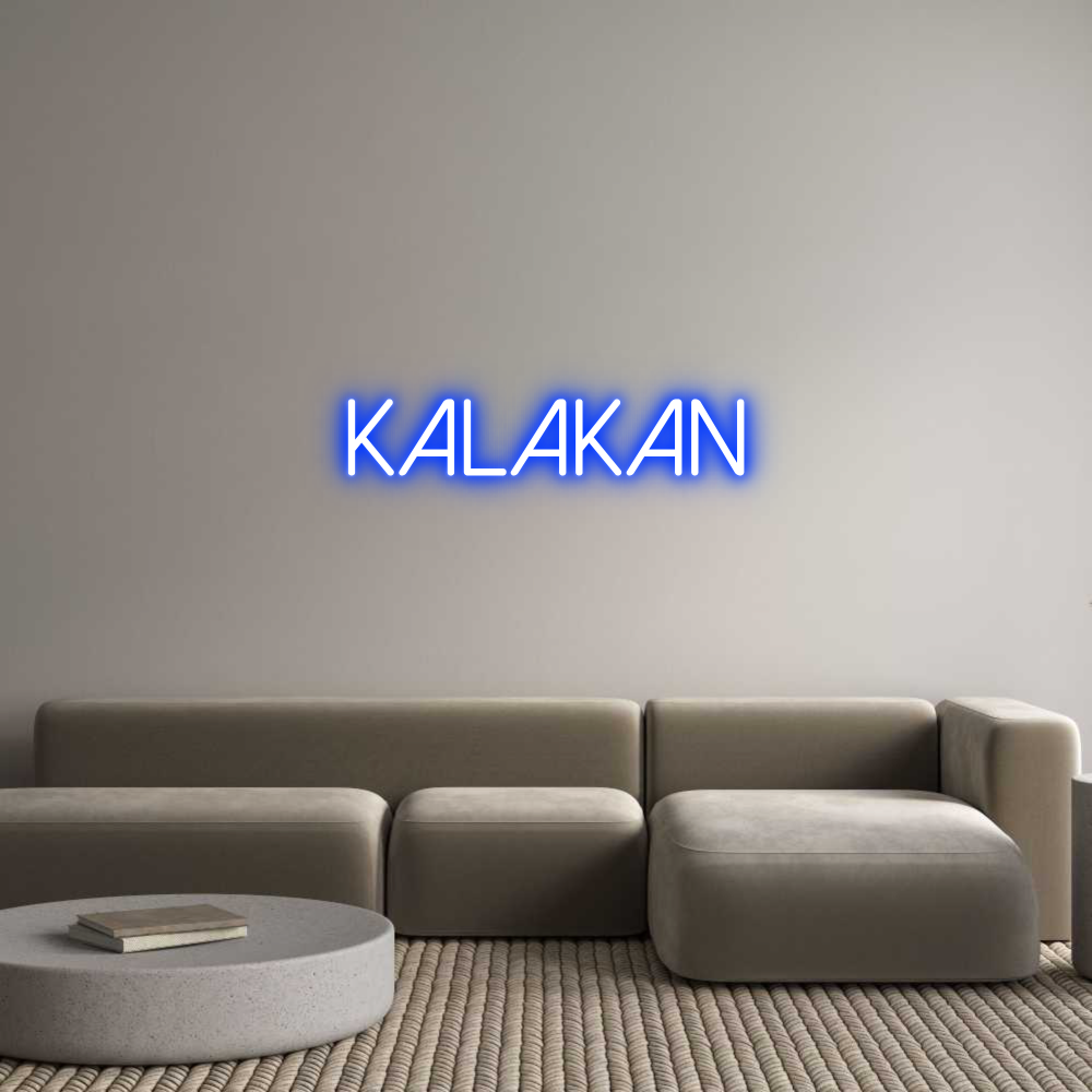 Neon personalizado: Kalakan