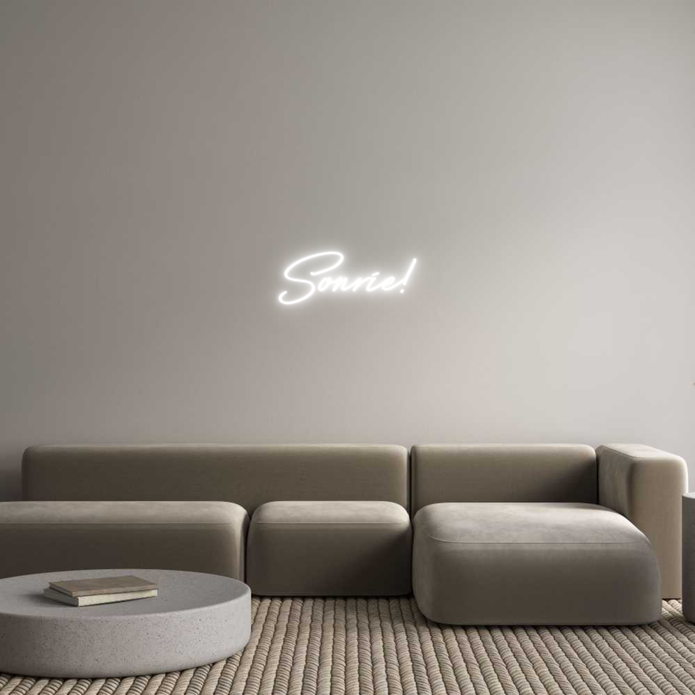 Neon personalizado: Sonríe!
