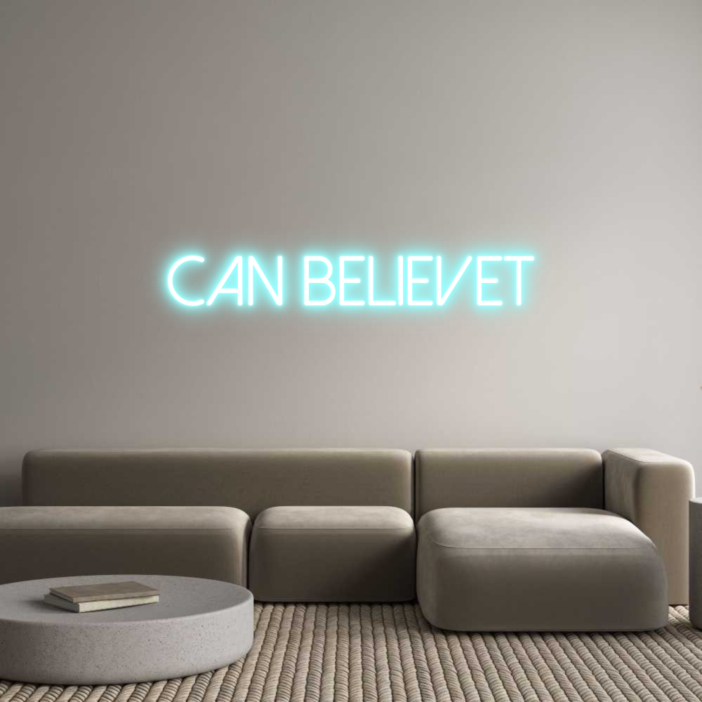 Neon personalizado: Can Believet