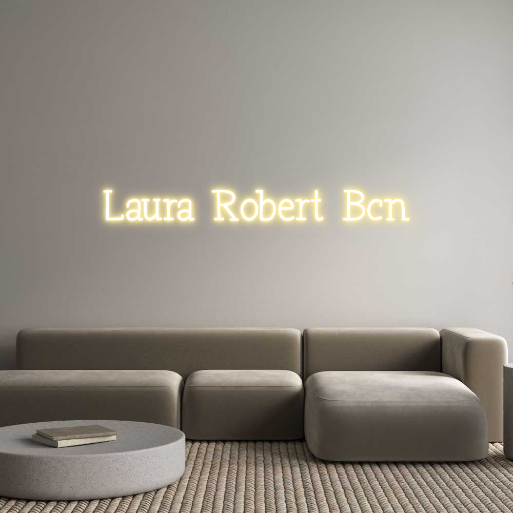 Neon personalizado: Laura Robert ...