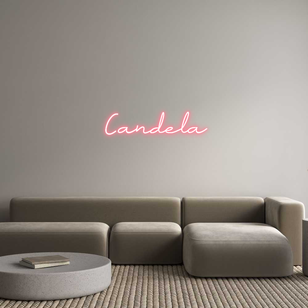 Neon personalizado: Candela