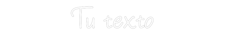 Neon personalizado: Tu texto