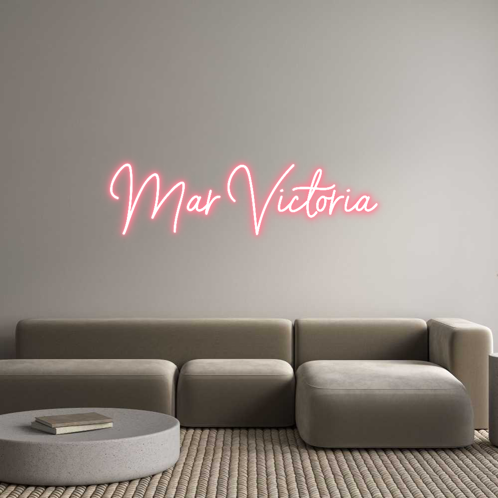 Neon personalizado: Mar Victoria
