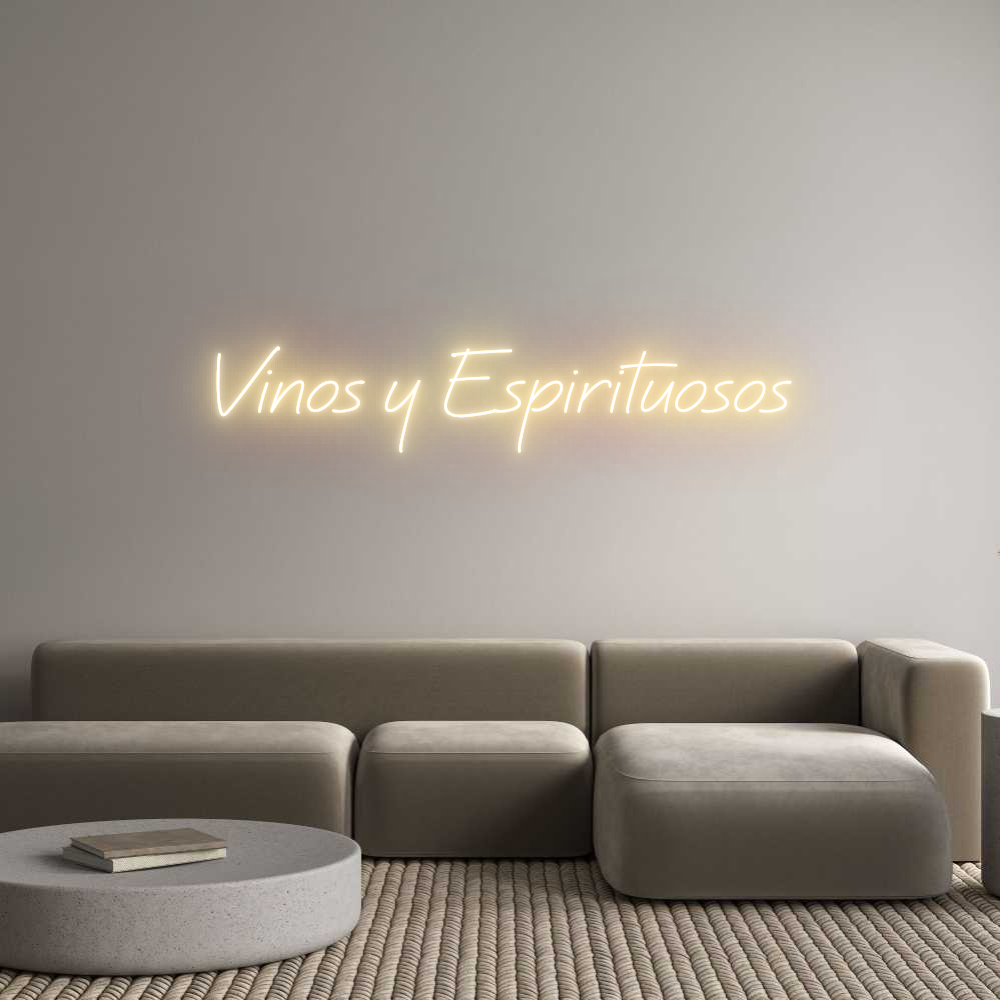 Neon personalizado: Vinos y Espir...