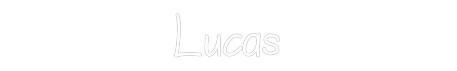 Neon personalizado: Lucas