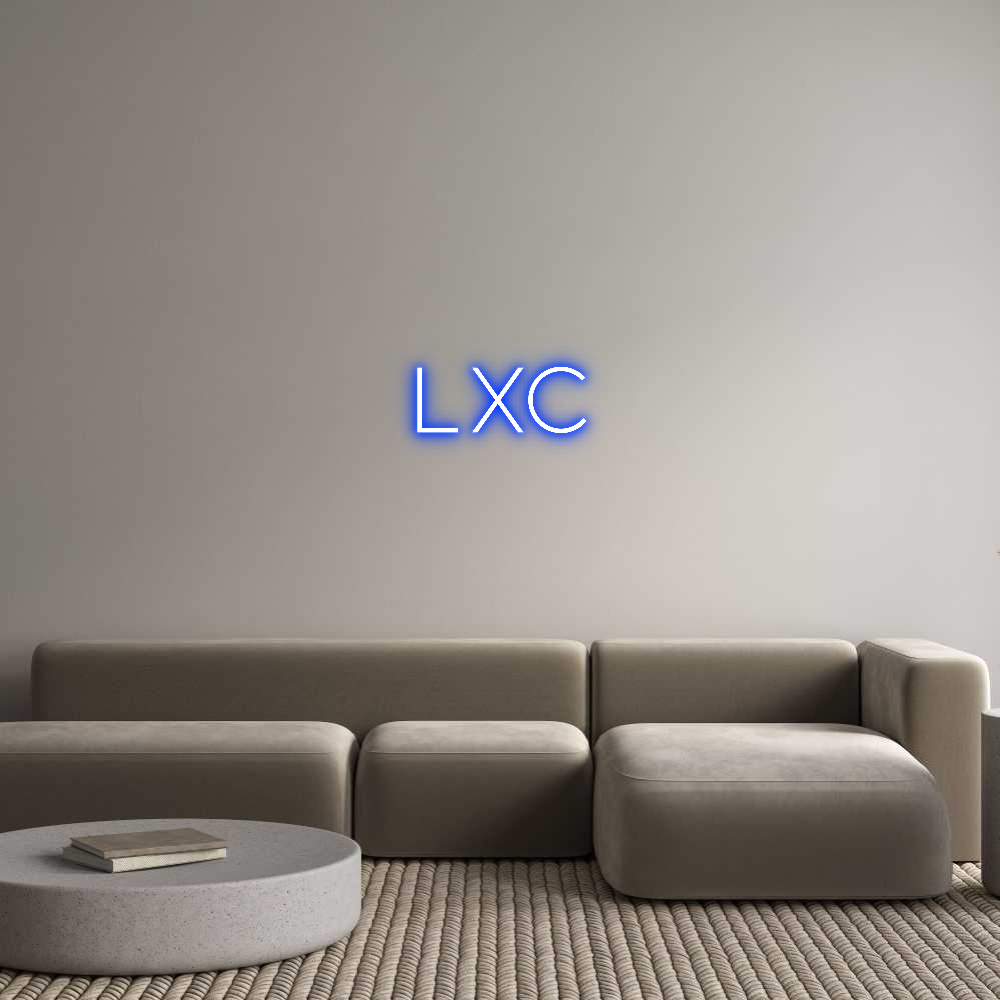 Neon personalizado: LXC