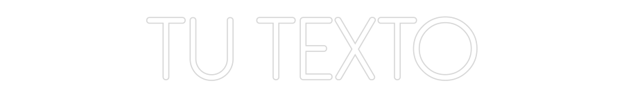Neon personalizado: Tu texto