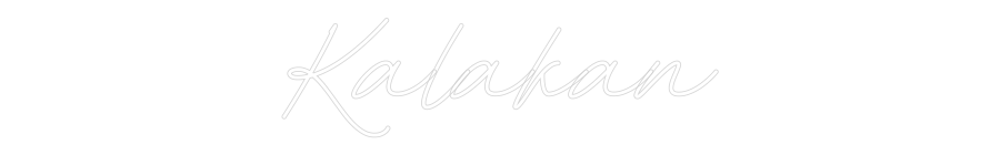 Neon personalizado: Kalakan