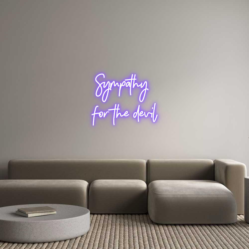 Neon personalizado: Sympathy 
fo...