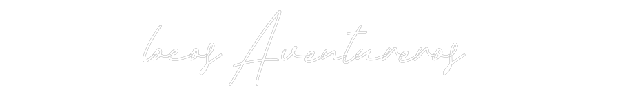 Neon personalizado: locos Aventur...