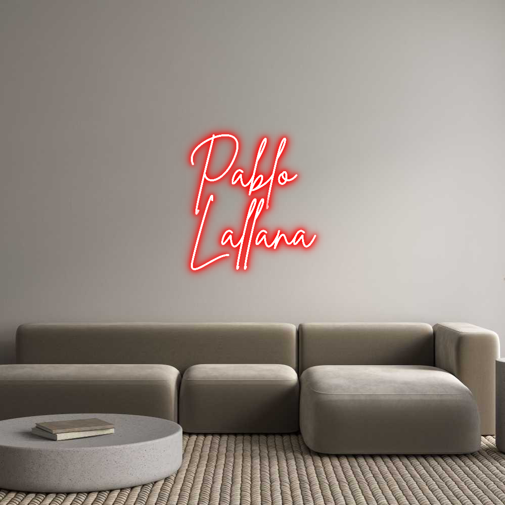 Neon personalizado: Pablo
Lallana