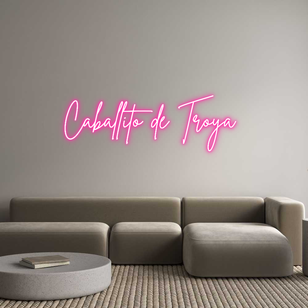 Neon personalizado: Caballito de ...
