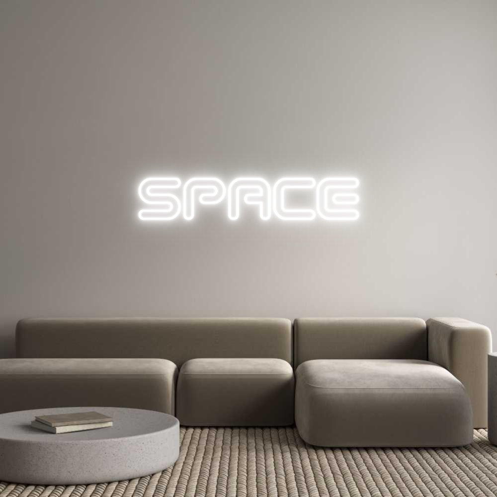 Neon personalizado: SPACE
