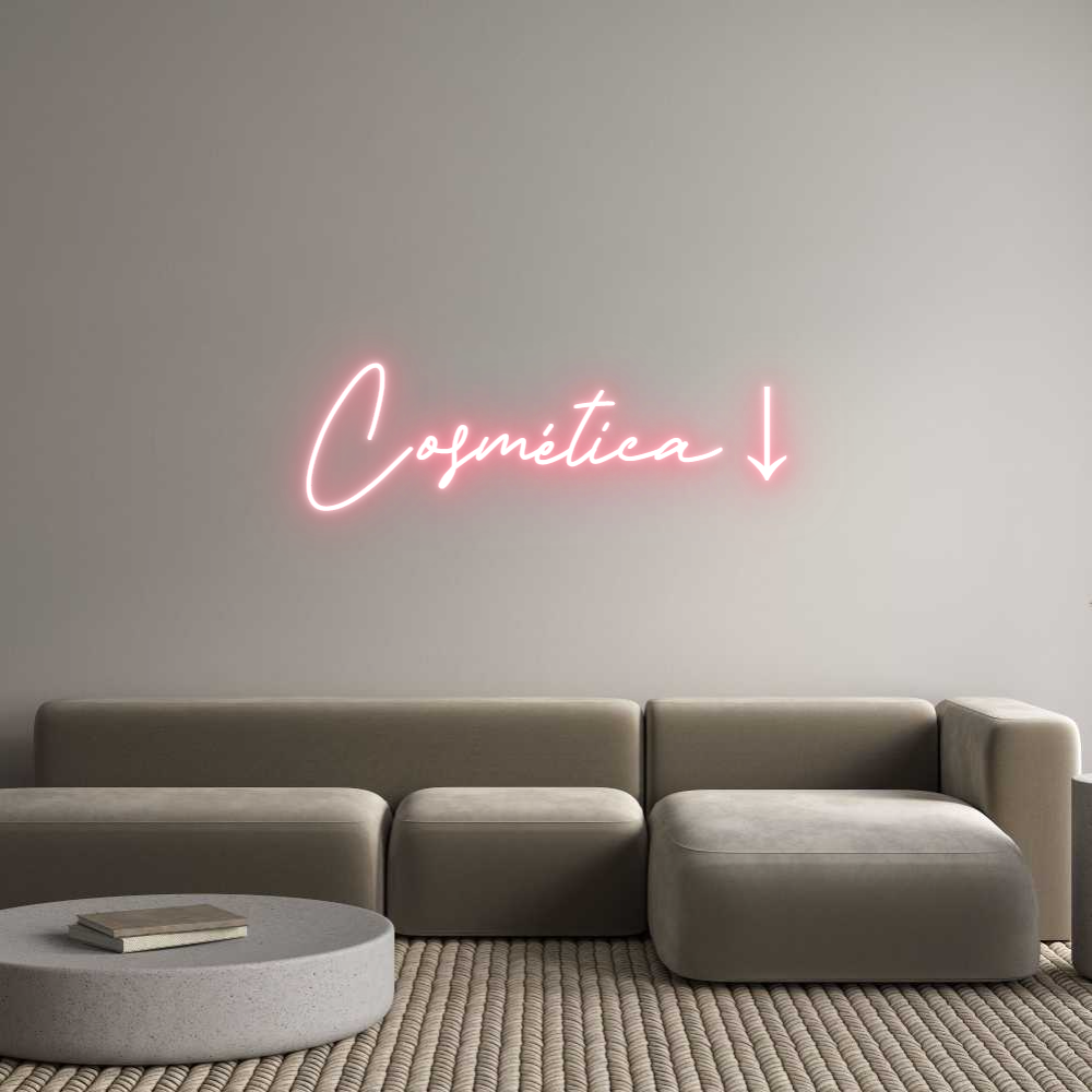 Neon personalizado: Cosmética ↓