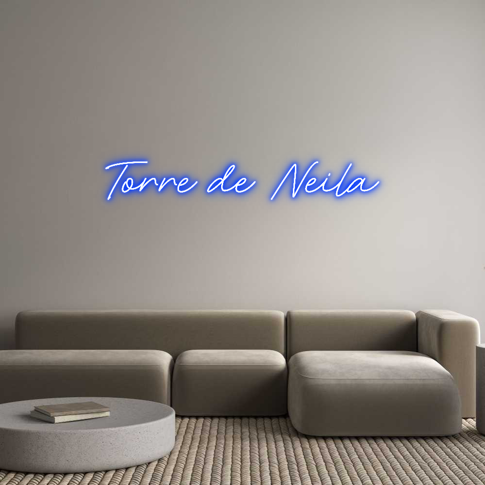 Neon personalizado: Torre de Neil...