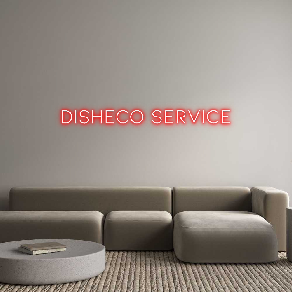 Neon personalizado: DISHECO SERVICE