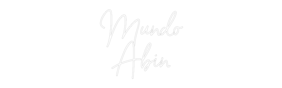 Neon personalizado: Mundo
Abin