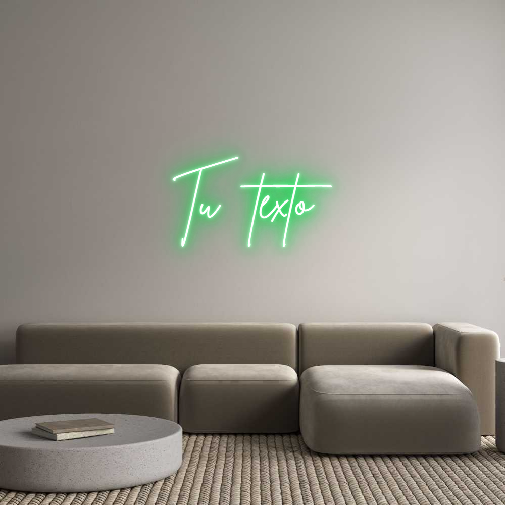 Neon personalizado: Tu texto