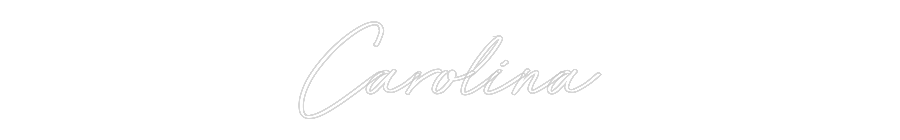 Neon personalizado: Carolina