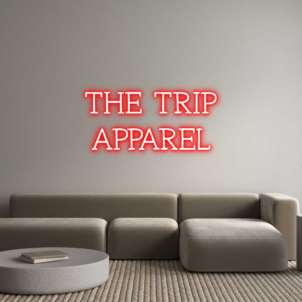 Neon personalizado: THE TRIP
APP...
