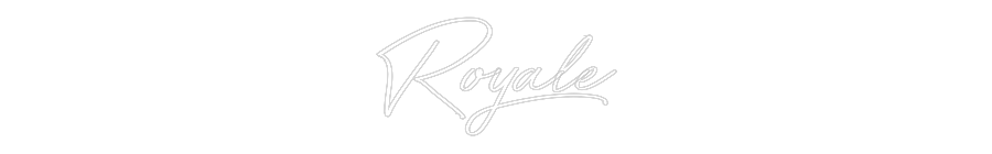 Neon personalizado: Royale