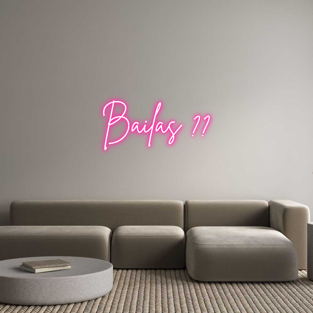Neon personalizado: Bailas ??