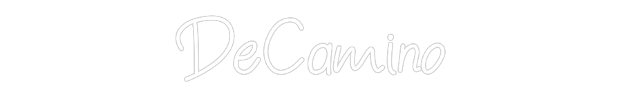 Neon personalizado: DeCamino
