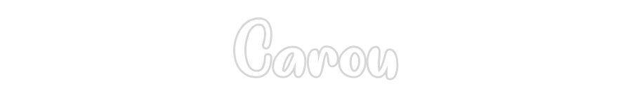 Neon personalizado: Carou
