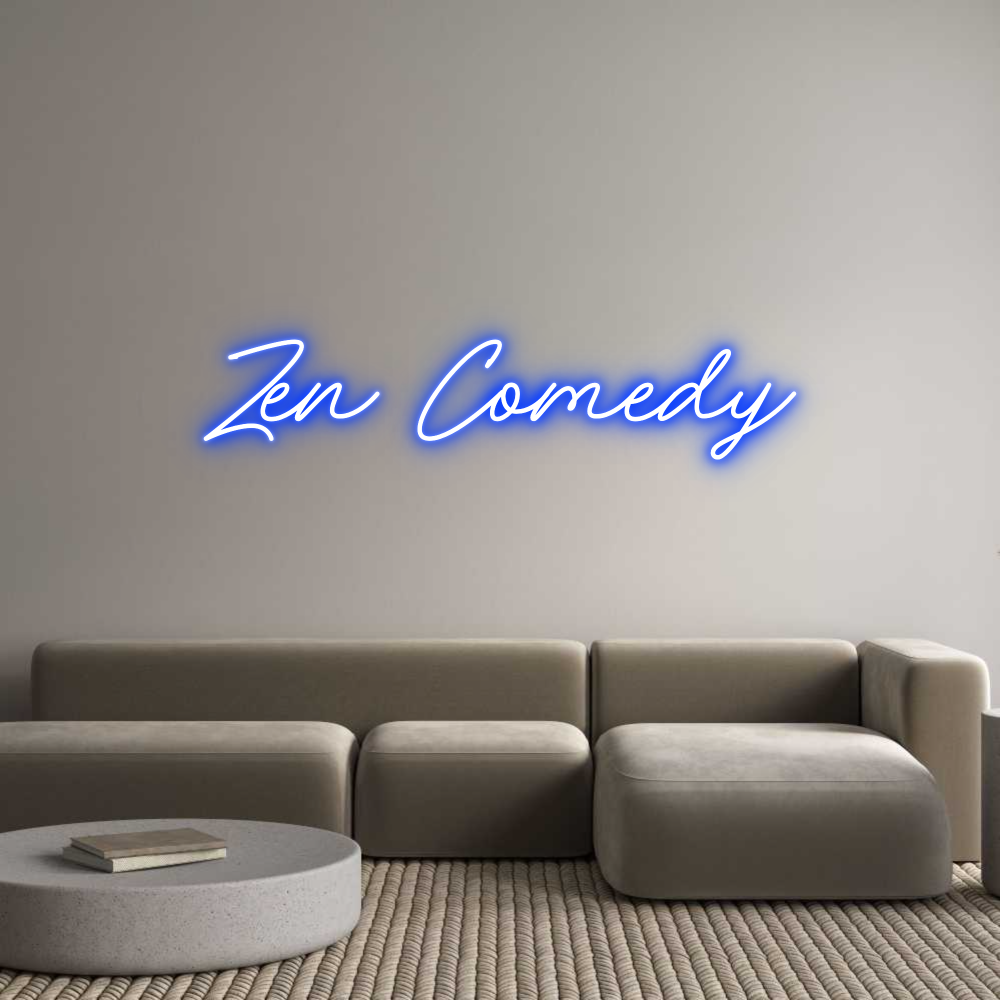 Neon personalizado: Zen Comedy