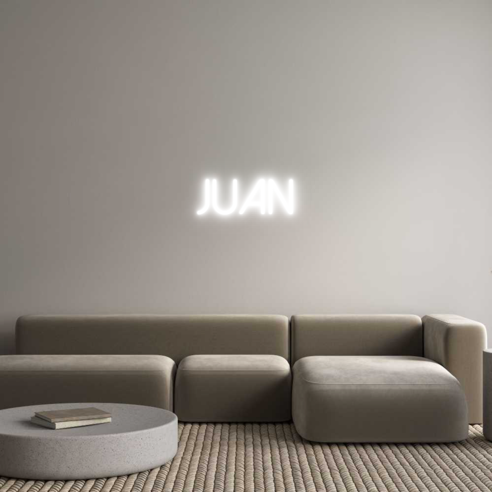 Neon personalizado: Juan