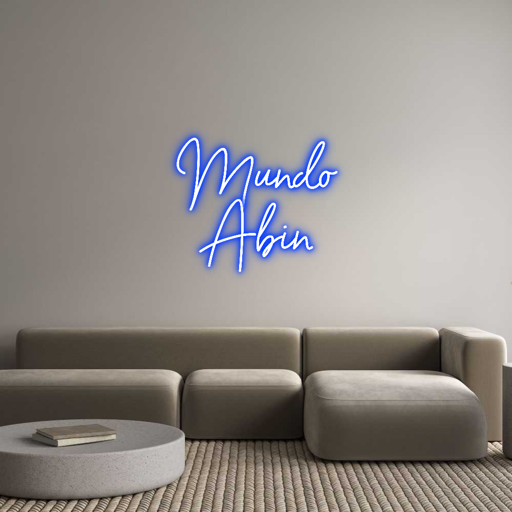 Neon personalizado: Mundo
Abin