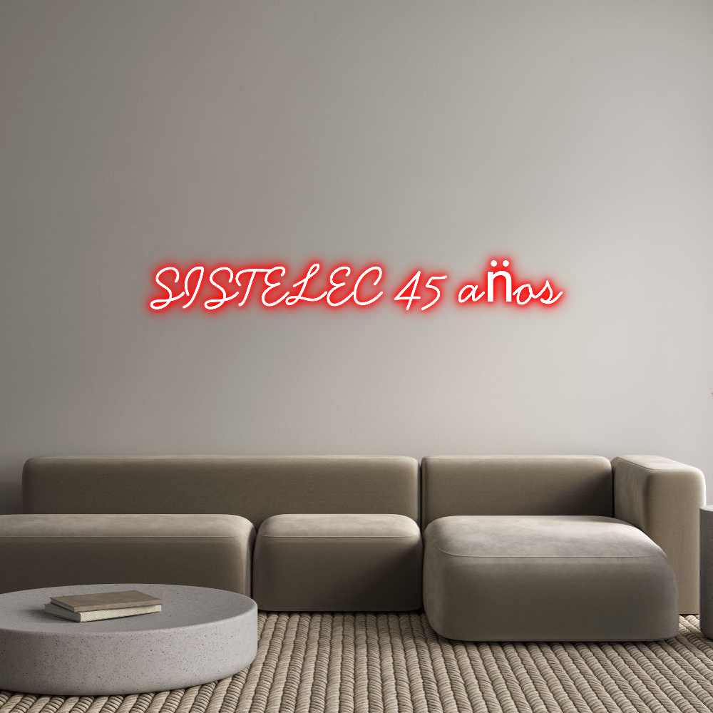 Neon personalizado: SISTELEC 45 a...