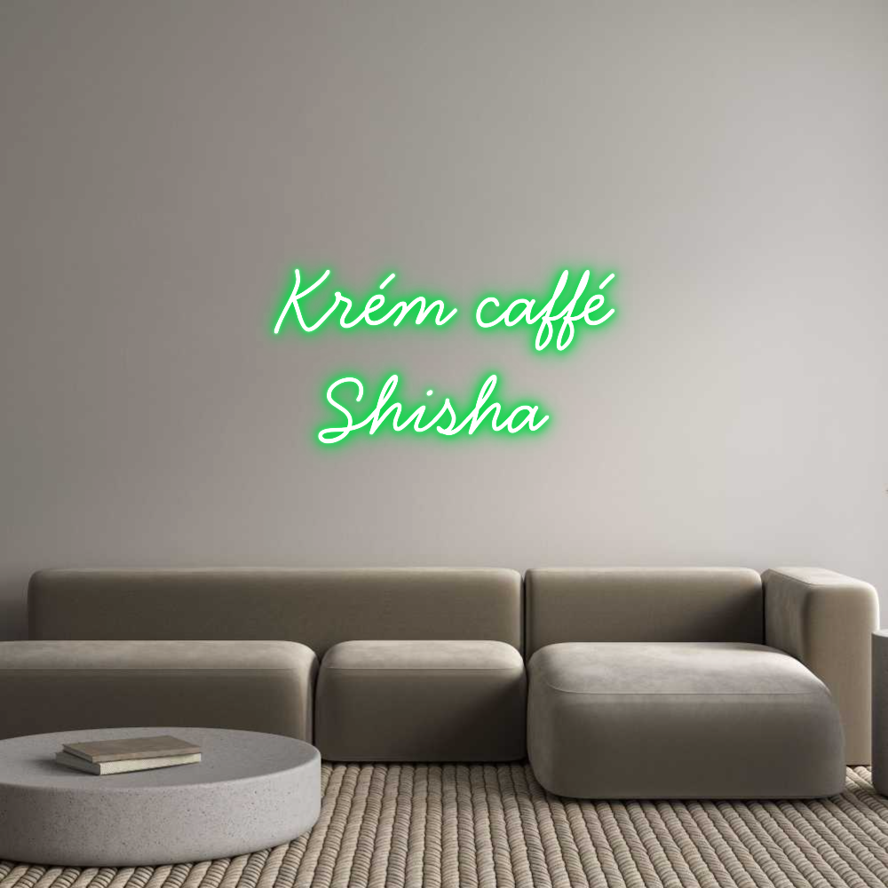 Neon personalizado: Krém caffé
S...