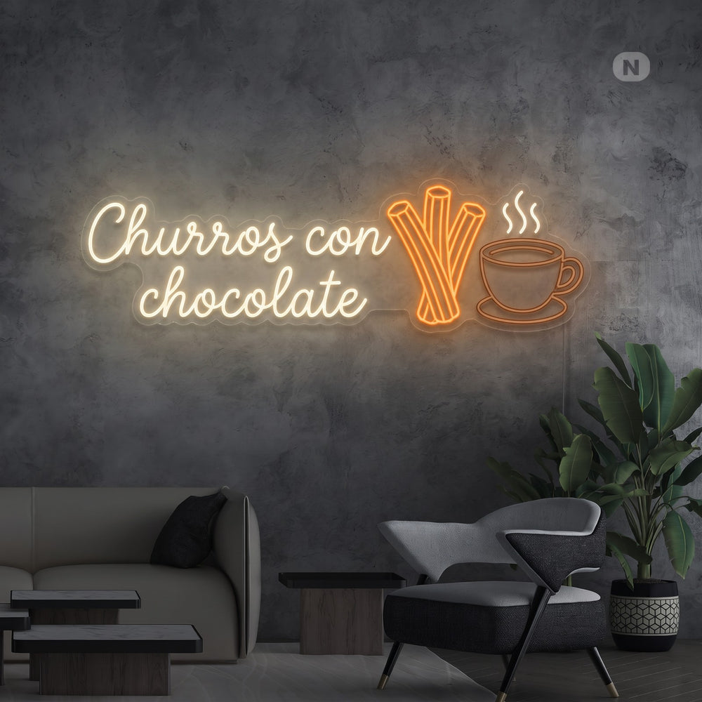 Churros con chocolate