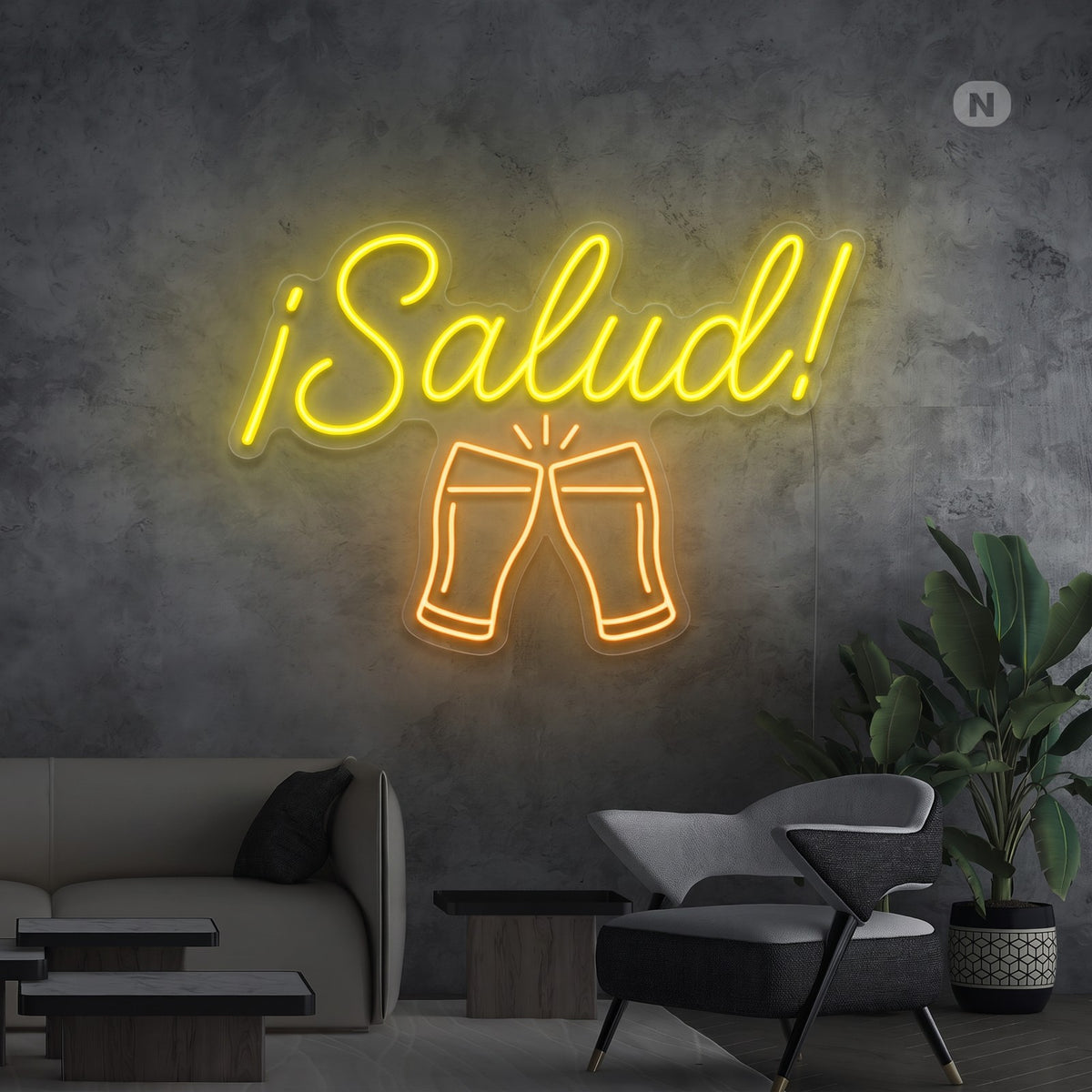Toilet neon sign