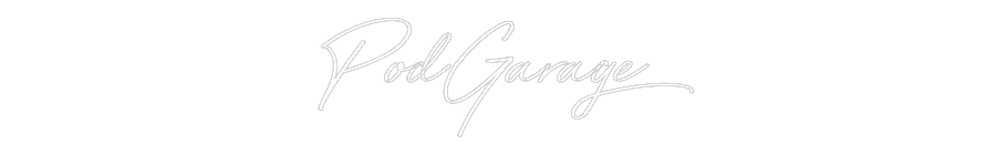 Neon personalizado: PodGarage