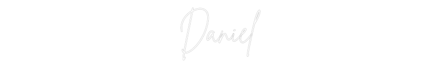 Neon personalizado: Daniel