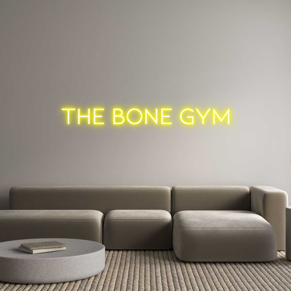 Neon personalizado: The bone gym