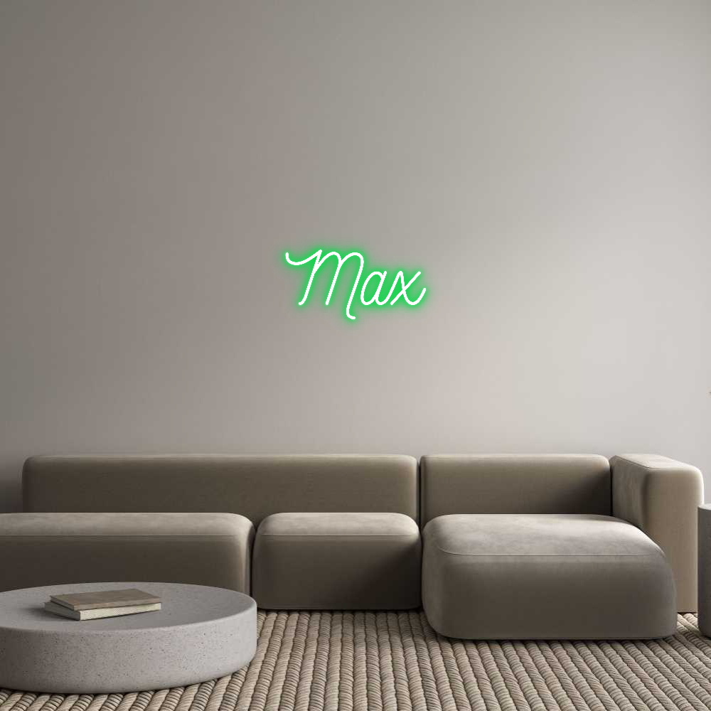 Neon personalizado: Max