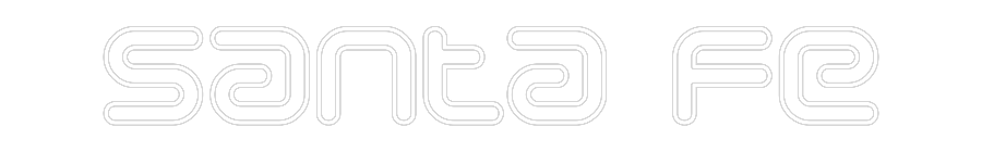 Neon personalizado: Santa fe