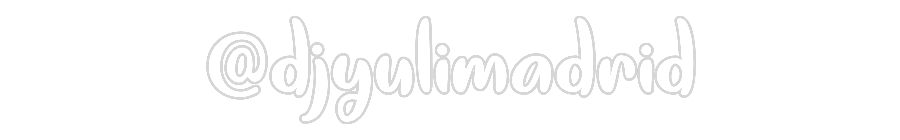 Neon personalizado: @djyulimadrid