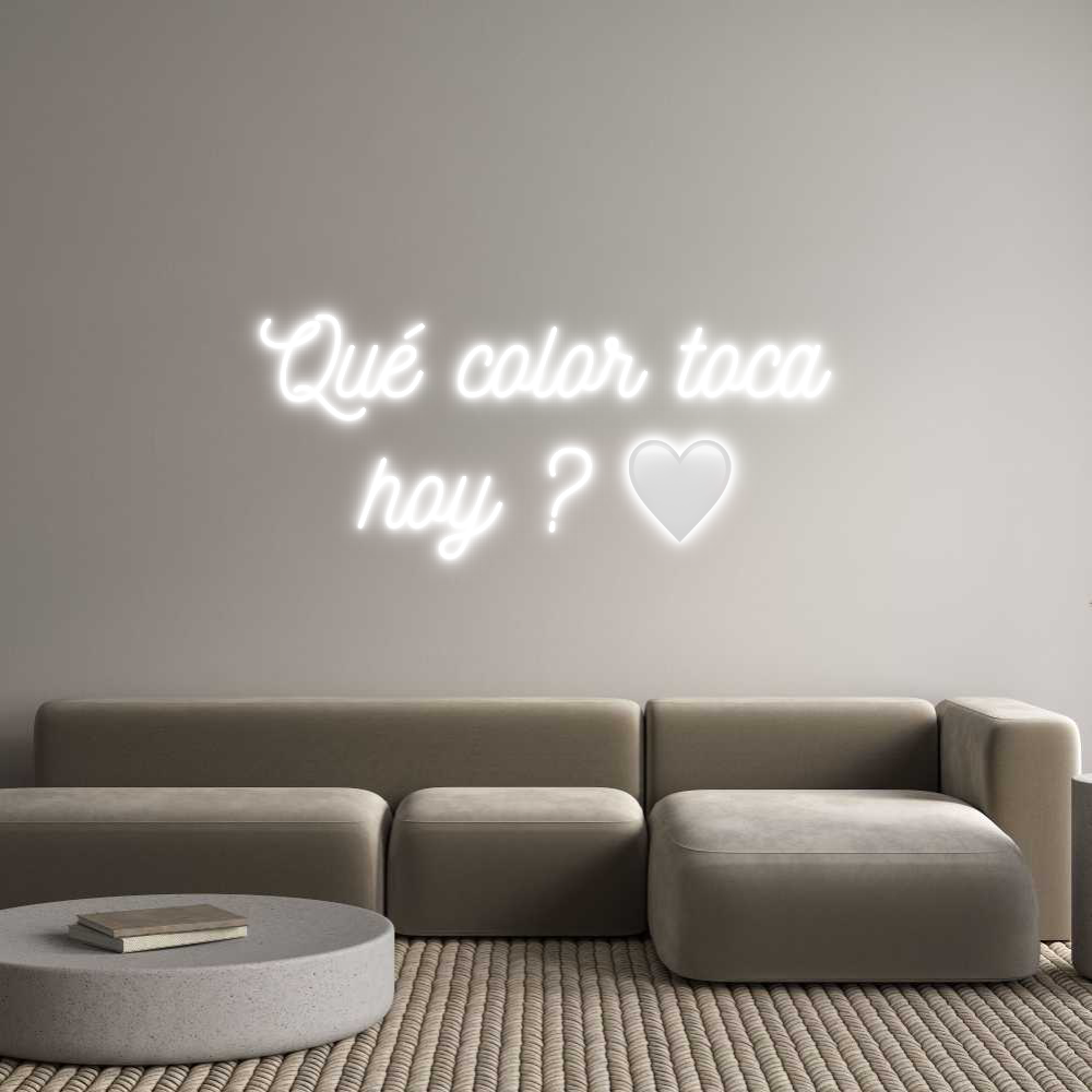 Neon personalizado: Qué color toc...