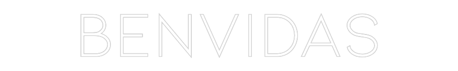 Neon personalizado: Benvidas