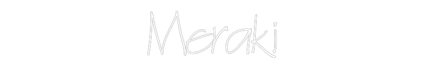 Neon personalizado: Meraki