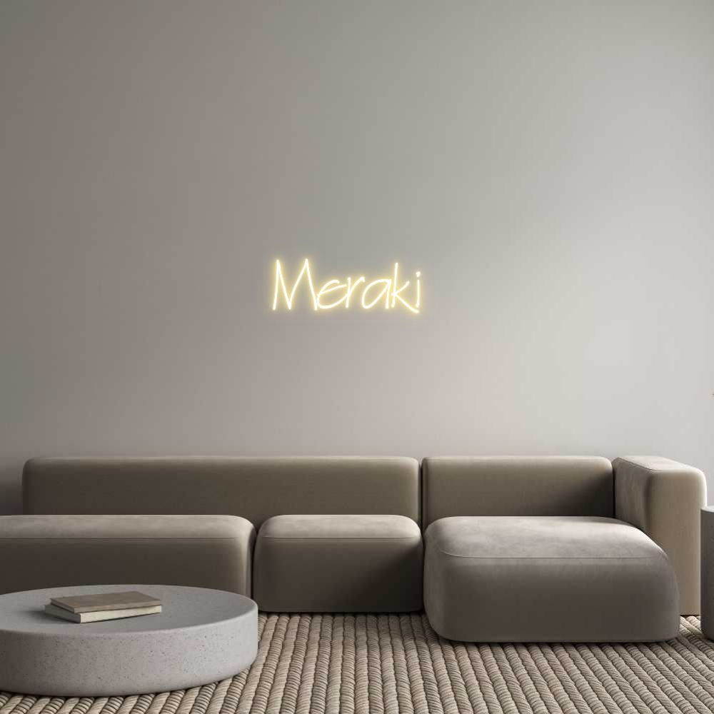 Neon personalizado: Meraki