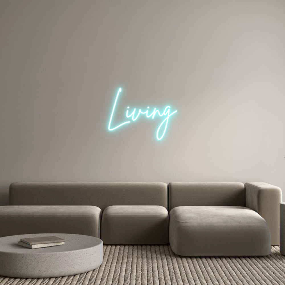 Neon personalizado: Living