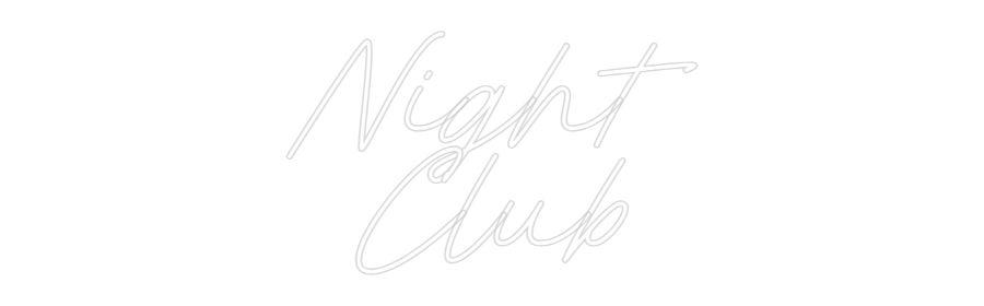Neon personalizado: Night
Club