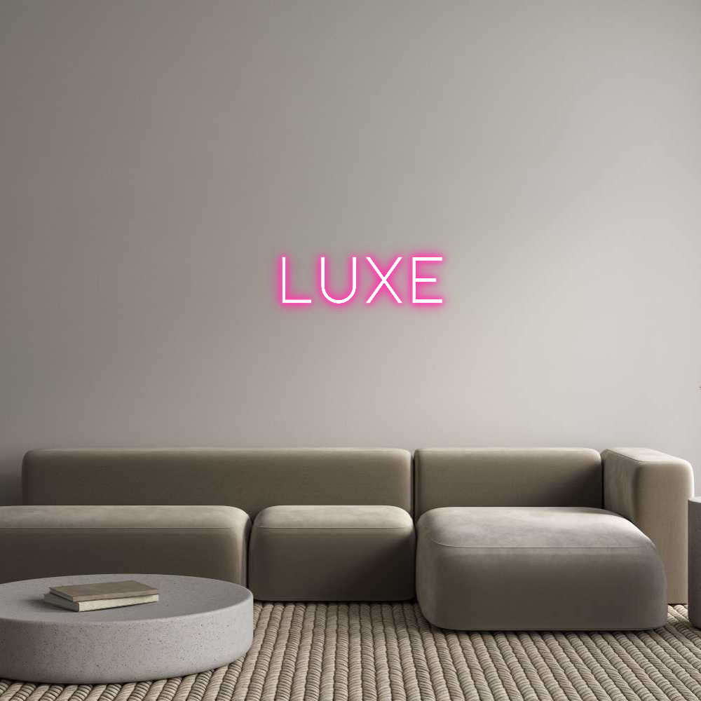 Neon personalizado:  Luxe