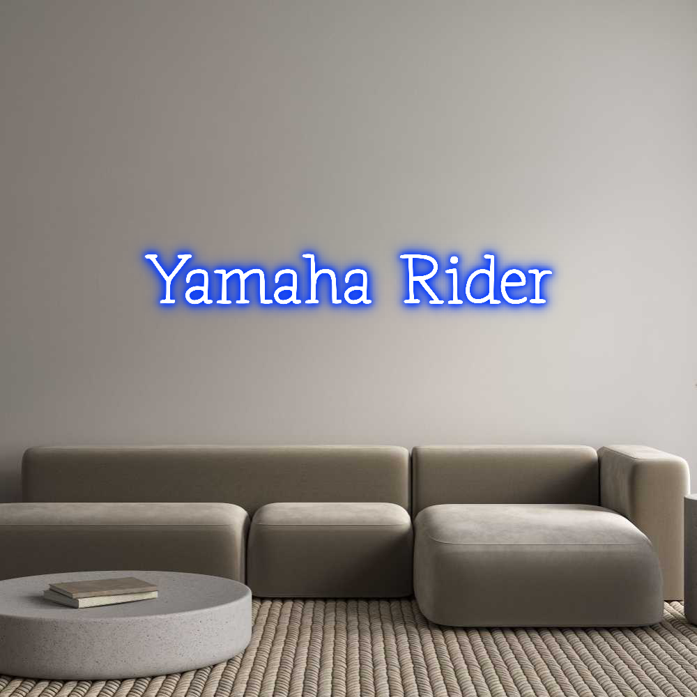 Neon personalizado: Yamaha Rider